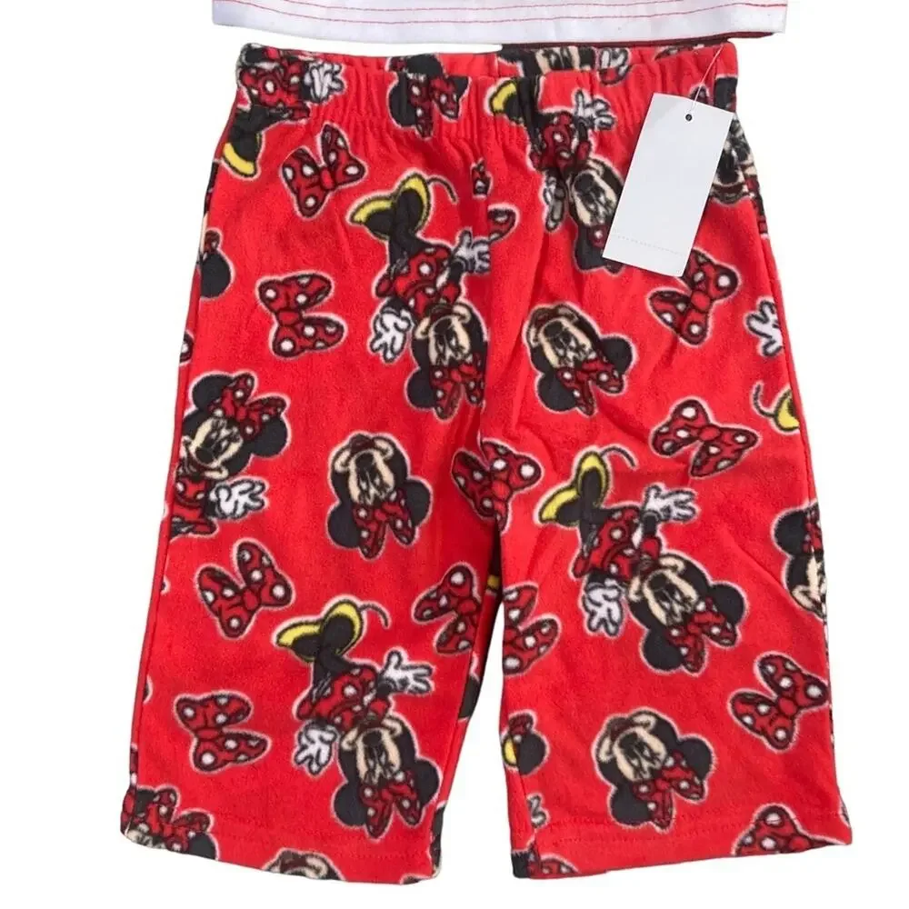 Disney Junior‎ Minnie Mouse Toddler Girls 2 Piece Pajama Set Size 18 Months
